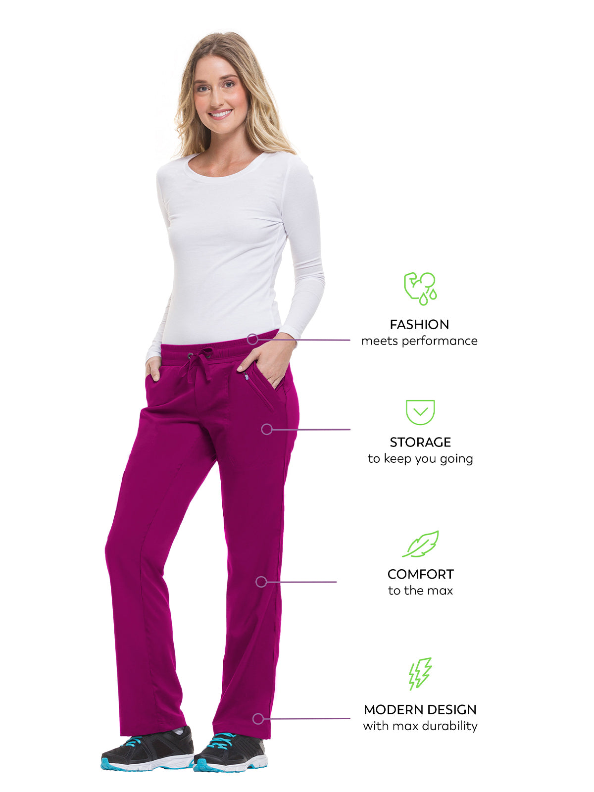 Women's Elastic Waistband Pant