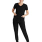 Women's 6-Pocket Tara Yoga Waistband Pant - 9233 - Black