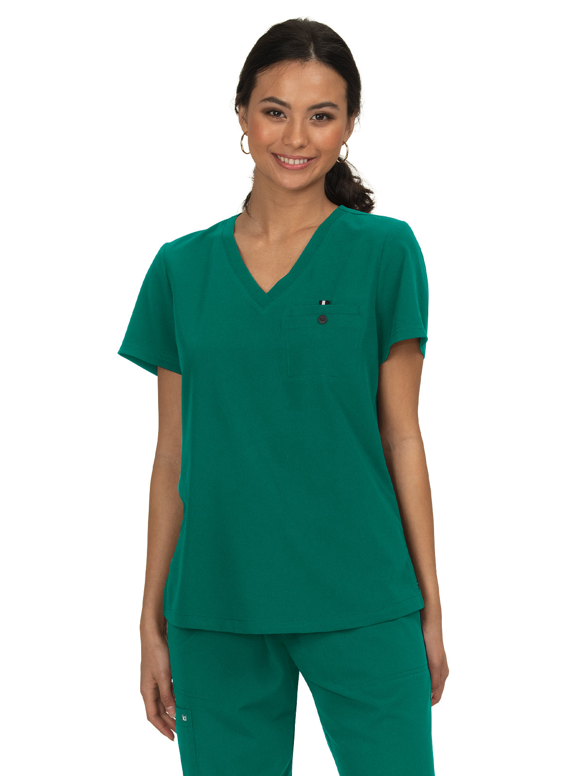 Women's 1-Pocket Tuck-In Ready to Work Scrub Top