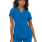 Women's 3-Pocket Wide V-Neck Stretch Hustle and Heart Scrub Top