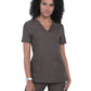 Women's 3-Pocket Wide V-Neck Stretch Hustle and Heart Top