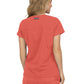 Women's 3-Pocket Wide V-Neck Stretch Hustle and Heart Top