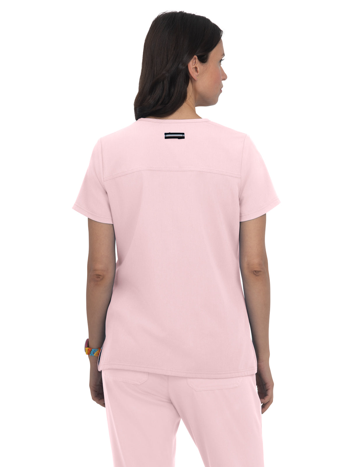 Women's 3-Pocket Wide V-Neck Stretch Hustle and Heart Top