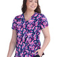 Women's 2-Pocket Breast Cancer Early Energy Scrub Top