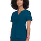 Women's 4-Pocket Split-Neck Action Scrub Top