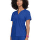 Women's 4-Pocket Split-Neck Action Scrub Top