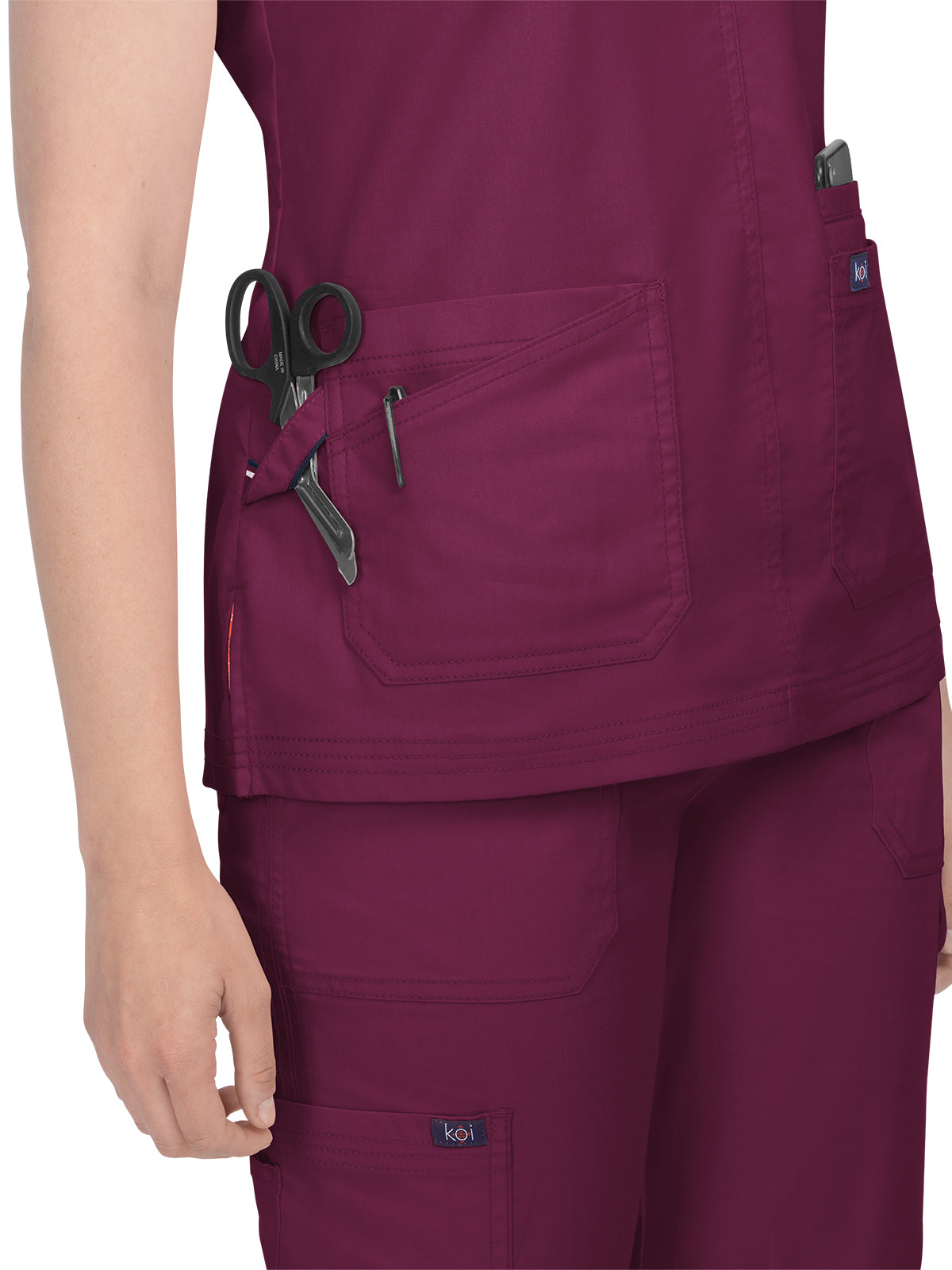 Women's Breathable Stretch Liv Scrub Top