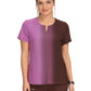 Women's 2-Pocket Ombre Split-Neck Balance Scrub Top