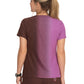 Women's 2-Pocket Ombre Split-Neck Balance Scrub Top