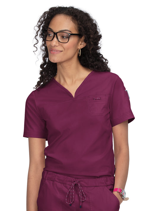 Women's Durable Breathable Stretch Georgia Scrub Top