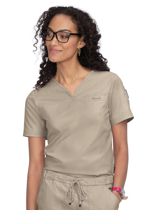 Women's Durable Breathable Stretch Georgia Scrub Top