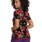 Women's 4-Pocket Stretch Eco-Friendly Print Aria Scrub Top