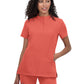 Women's 4-Pocket Zipper-Neck Mandarin Collar Driven Scrub Top