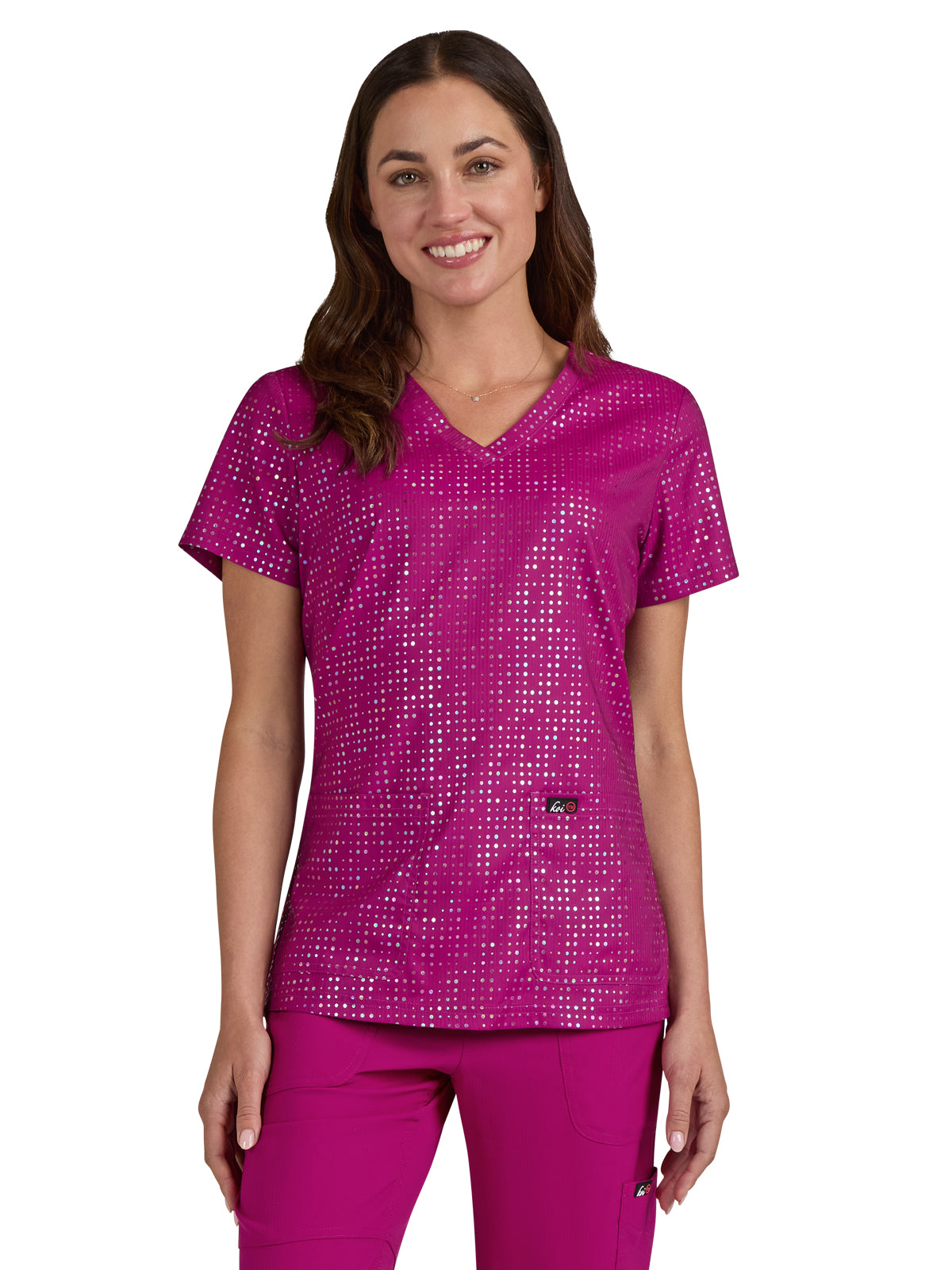 Women's 2-Pocket Stretch Print Velora Top