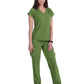 Women's 1-Pocket Heart-Shaped Neckline Eco-Friendly Kailani Scrub Top