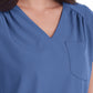 Women's 1-Pocket Heart-Shaped Neckline Eco-Friendly Kailani Scrub Top