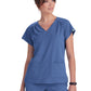 Women's Heart-Shaped Neckline Meadow Scrub Top