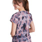 Women's Heart-Shaped Neckline Meadow Scrub Top