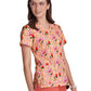 Women's 3-Pocket Print Rosalie Scrub Top