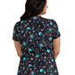 Women's 3-Pocket Print Rosalie Scrub Top