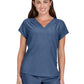 Women's Heart-Shaped Neckline Up and Going Scrub Top