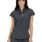 Women's Zipper Neck Combo Chest Pocket Catrin Scrub Top