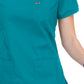 Women's 3-Pocket Soft Rib Trim V-Neck Nicole Scrub Top