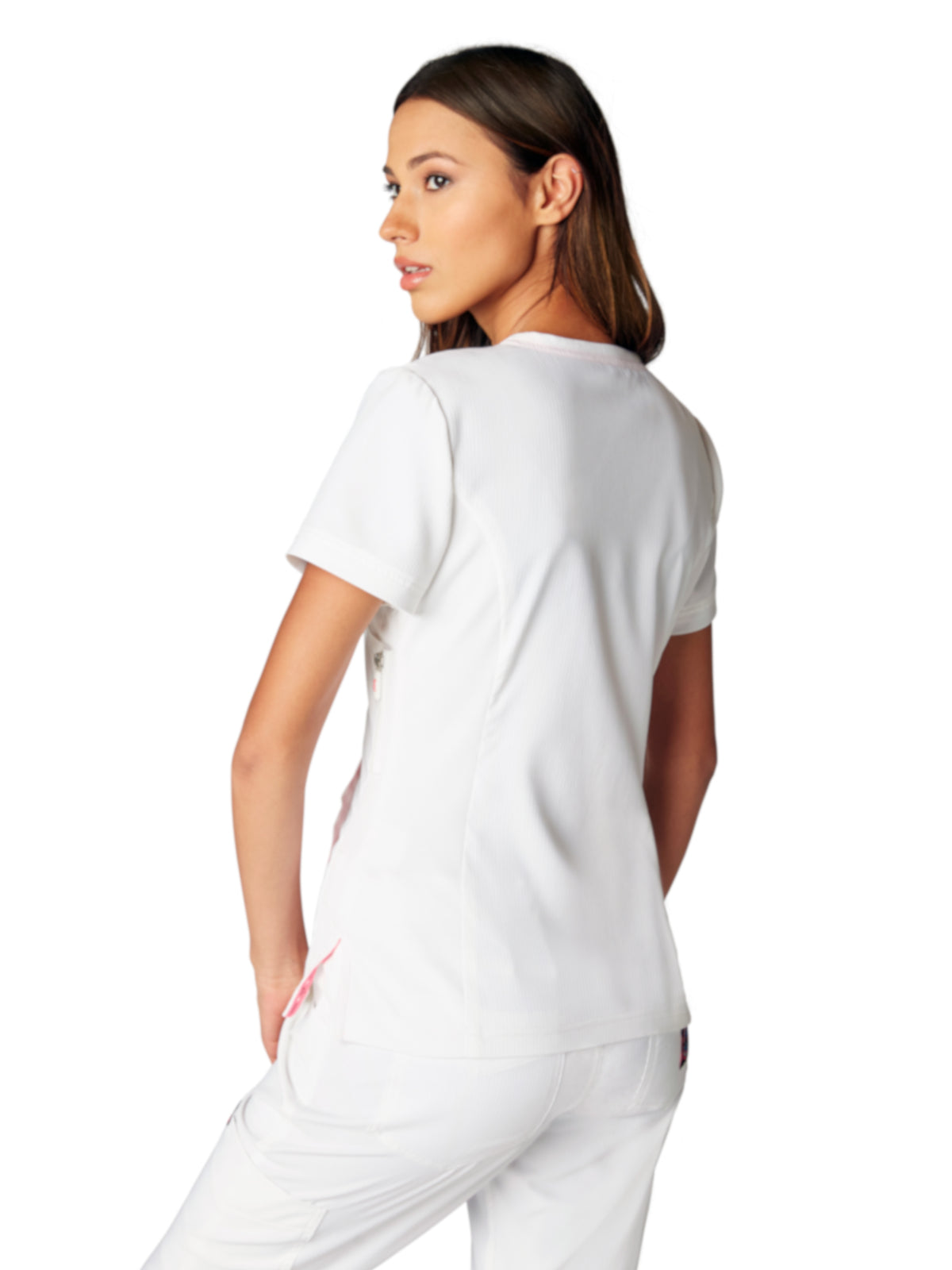 Women's 3-Pocket Mock-Wrap Philosophy Scrub Top