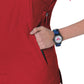 Women's 3-Pocket Mock-Wrap Philosophy Top - 316 - Ruby