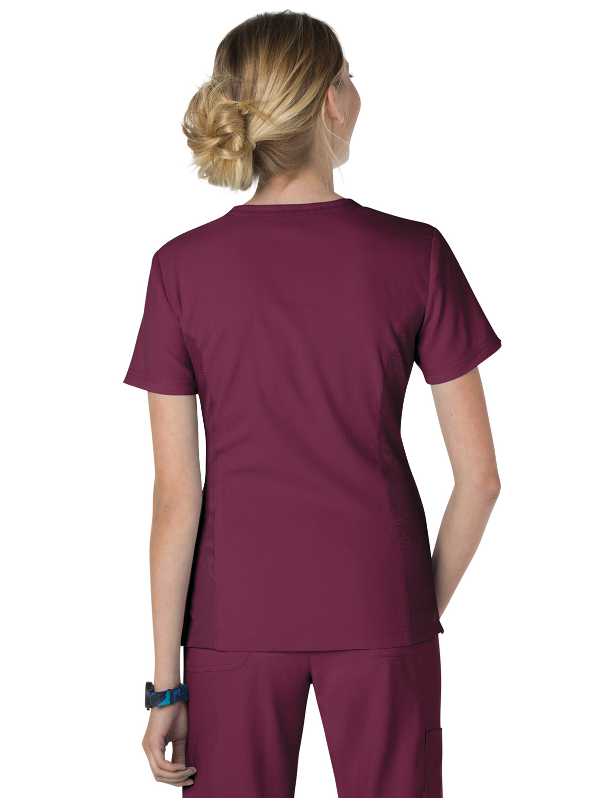 Women's 3-Pocket Mock-Wrap Philosophy Scrub Top