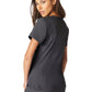 Women's 3-Pocket Mock-Wrap Philosophy Top - 316 - Charcoal