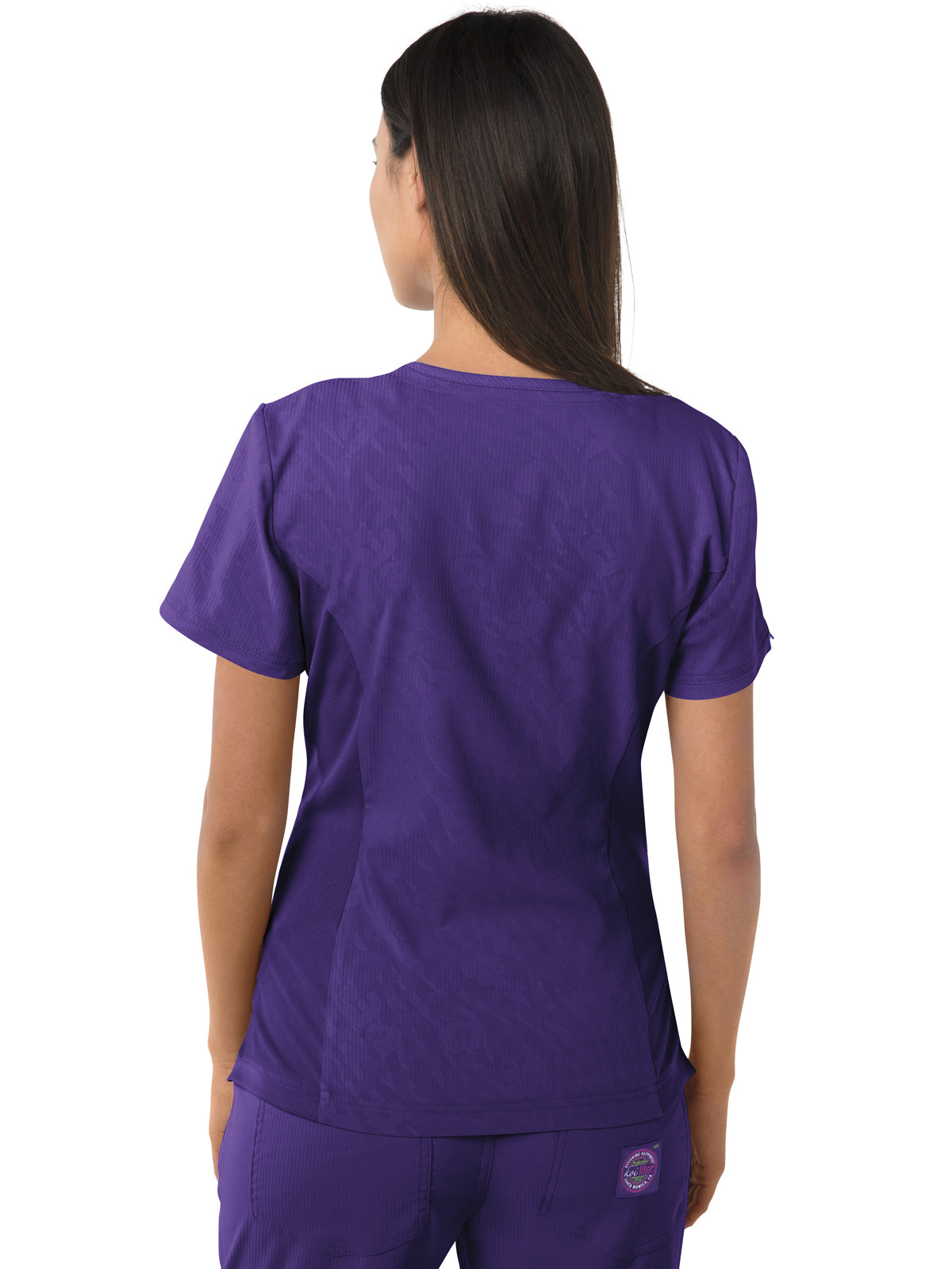 Women's 3-Pocket Mock-Wrap Philosophy Scrub Top