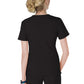 Women's 4-Pocket Zipper Neck Serenity Top - 317 - Black
