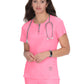 Women's 4-Pocket Zipper Neck Serenity Scrub Top