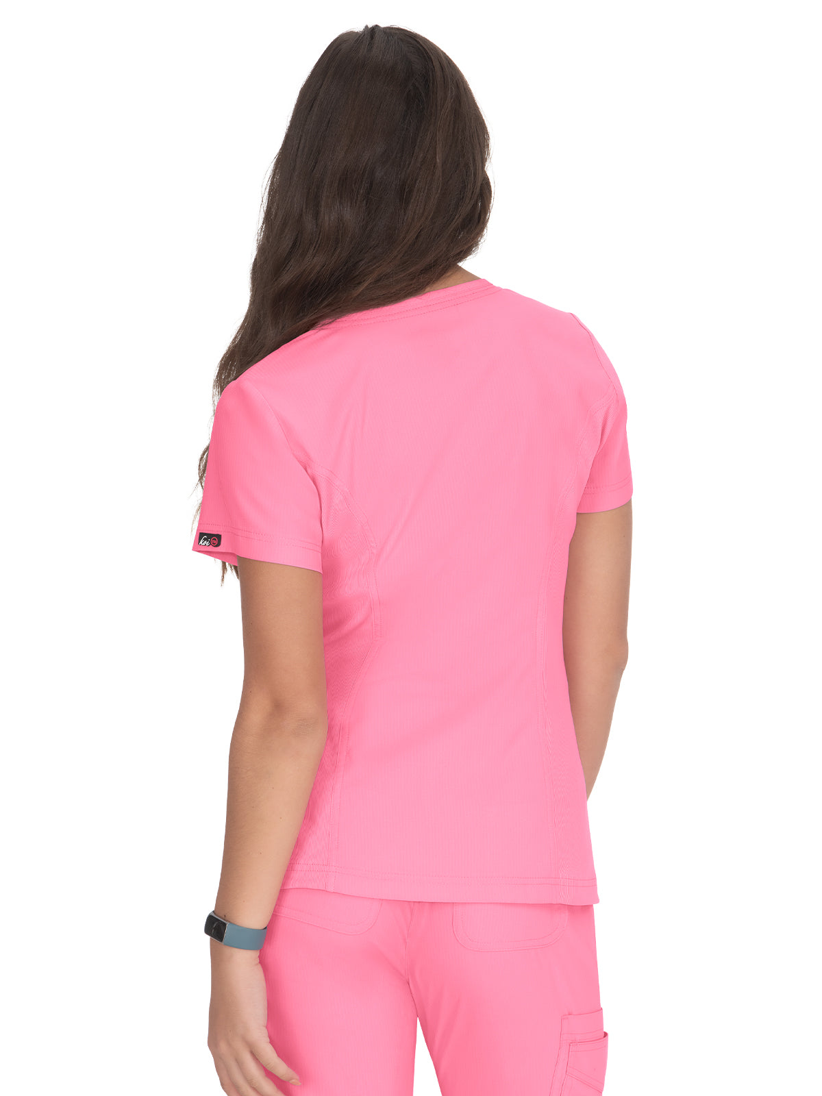 Women's 4-Pocket Zipper Neck Serenity Scrub Top