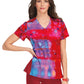 Women's 2-Pocket Stretch Ombre Print Reform Scrub Top