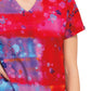 Women's 2-Pocket Stretch Ombre Print Reform Scrub Top