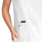 Women's 4-Pocket Stretch V-Neck Becca Top - 373 - White
