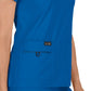 Women's 4-Pocket Stretch V-Neck Becca Top - 373 - Royal Blue