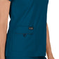 Women's 4-Pocket Stretch V-Neck Becca Top - 373 - Caribbean