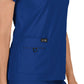 Women's 4-Pocket Stretch V-Neck Becca Top - 373 - Galaxy