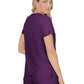 Women's 4-Pocket Stretch V-Neck Becca Top - 373 - Eggplant