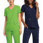 Women's 4-Pocket Stretch V-Neck Becca Top - 373 - Green Tea