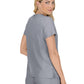 Women's 4-Pocket Stretch V-Neck Becca Top - 373 - Platinum Grey