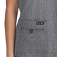 Women's 4-Pocket Stretch V-Neck Becca Top - 373 - Heather Grey
