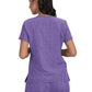Women's 4-Pocket Stretch V-Neck Becca Top - 373 - Heather Wisteria
