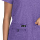 Women's 4-Pocket Stretch V-Neck Becca Top - 373 - Heather Wisteria