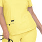 Women's 4-Pocket Stretch V-Neck Becca Top - 373 - Sunshine