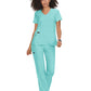 Women's 4-Pocket Stretch V-Neck Becca Top - 373 - Fresh Mint