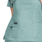 Women's 4-Pocket Stretch V-Neck Becca Top - 373 - Heather Sage